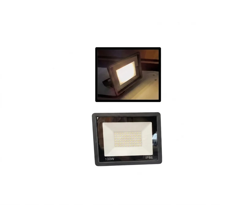 Reflector LED Multipunto 100W - Luz Blanco Calido 3000K Exterior IP66