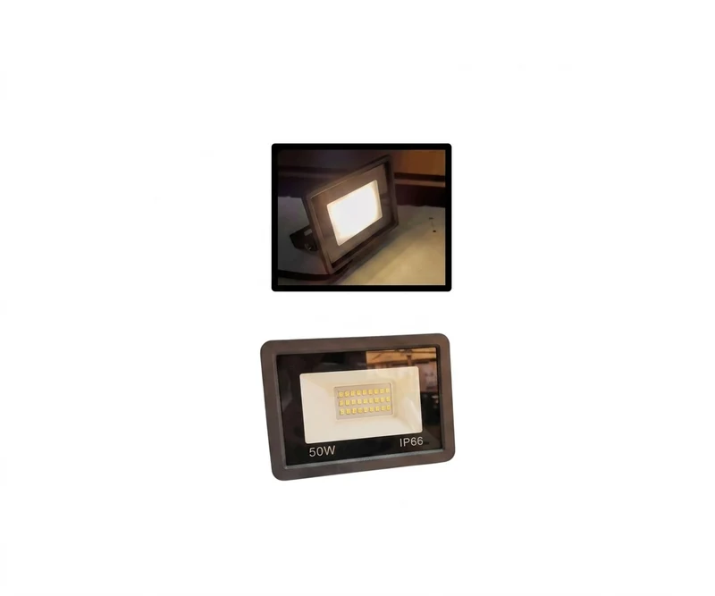 Reflector LED Multipunto 50W - Luz Blanco Calido 3000K Exterior IP66