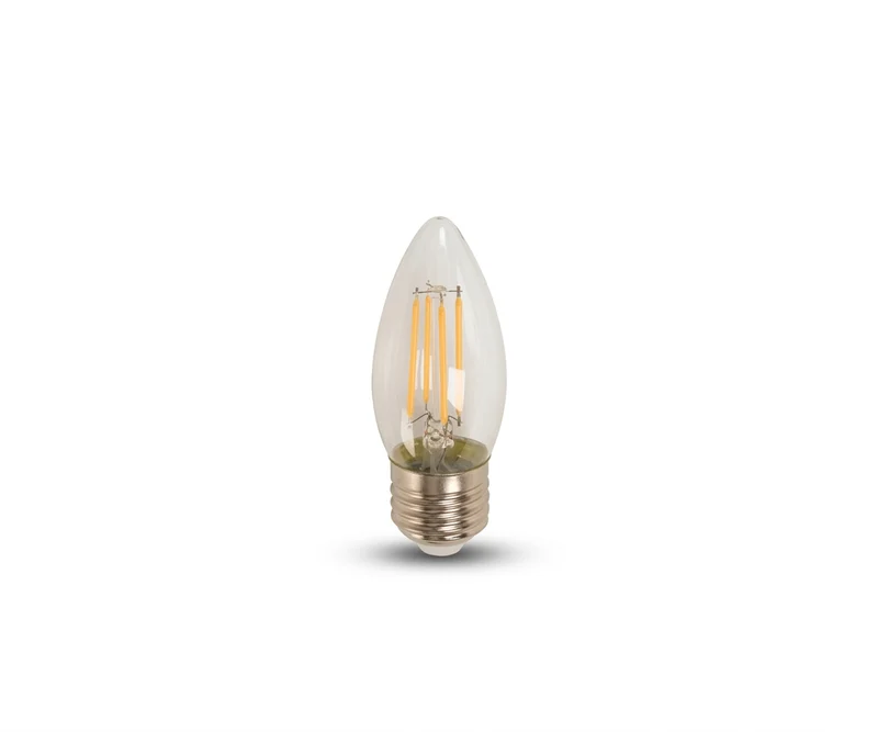 Foco Vintage LED Vela Filamento Decorativo 4W E27