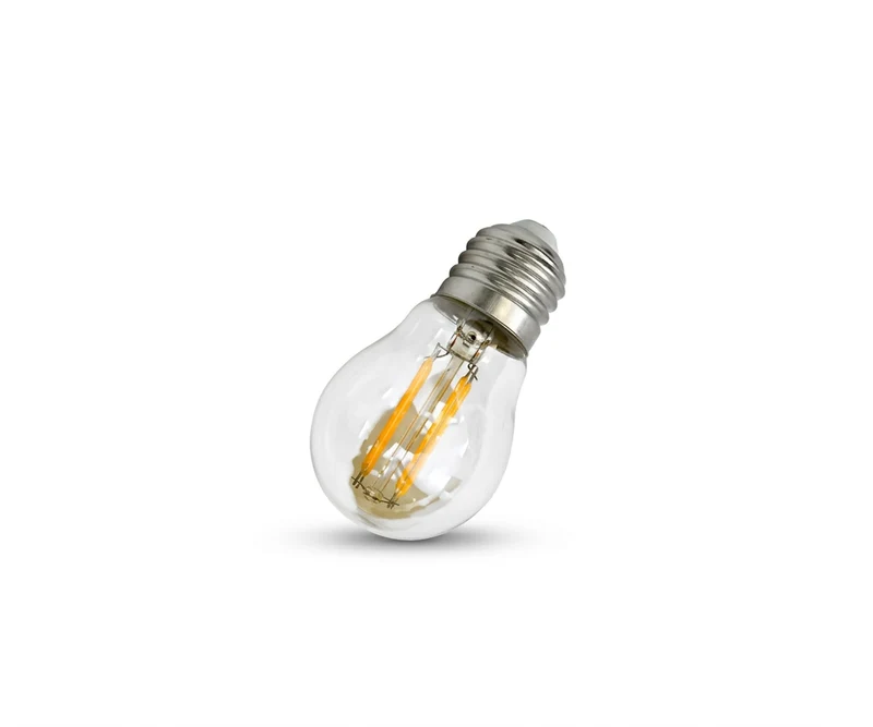 Foco Vintage LED G45 "Limon" Mini Globo Ámbar 4W E27 Filamento Retro