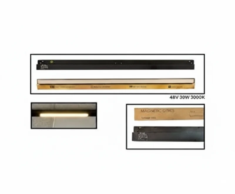 Lámpara Lineal Riel Magnético 30W luz Cálida