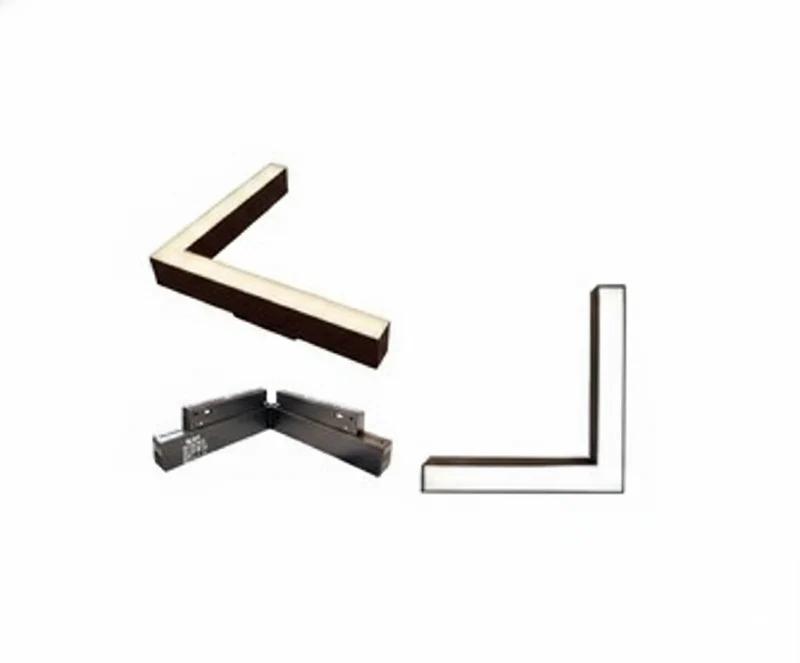 Lámpara Angular LED 30W para Riel Magnético Conector Esquina 90°