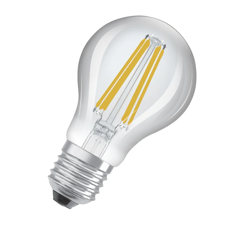 LEDVANCE lampadina LED classe di efficienza energetica A Filamento Classico Chiaro, 7.2W/3000K, E27