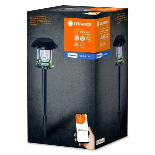 LEDVANCE SMART+ giardino Bluetooth palo solare, nero