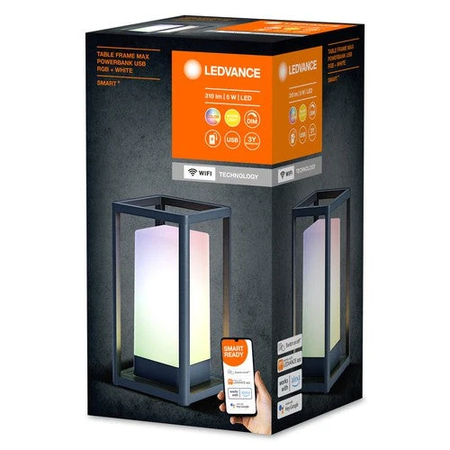 LEDVANCE SMART+ Lampada da tavolo WiFi da esterno 5W, 310lm, nero