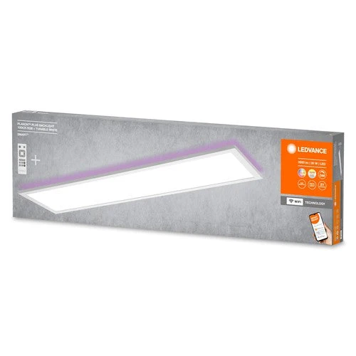 LEDVANCE SMART+ WiFi LED-pannello a cornice 100cm x 25cm, RGBW incl. telecomando 27W, 1800lm, bianco