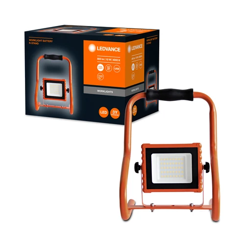 LEDVANCE LAMPADE DA LAVORO BATTERIA R-STAND Akku USB Faretto da cantiere 10W / 4000K