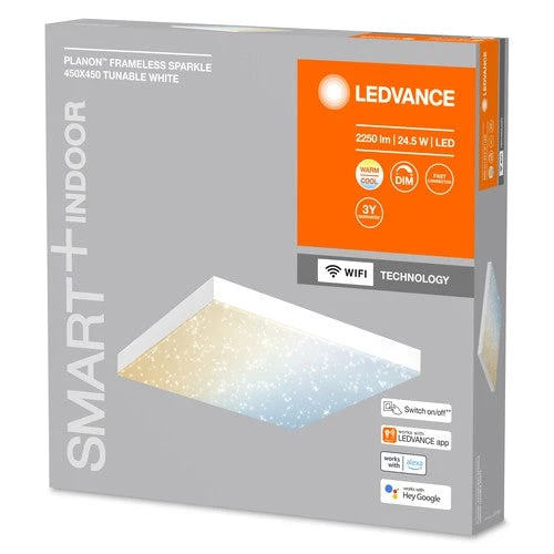 LEDVANCE SMART+ WiFi-Pannello luminoso glitter 450X450, 24,5W