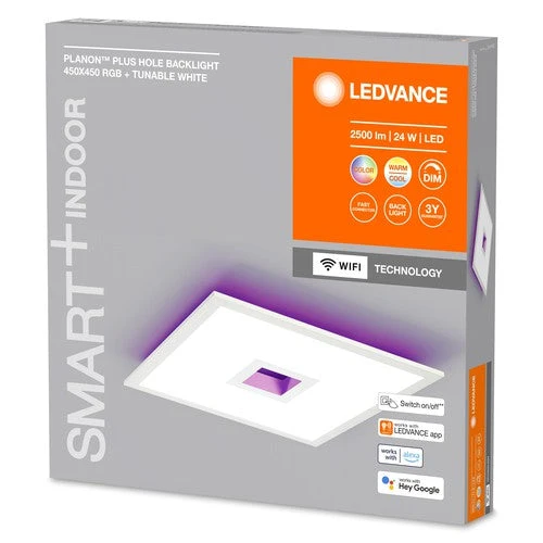 LEDVANCE SMART+ WiFi LED-Panelleuchte, bianco, 24W, 2500lm