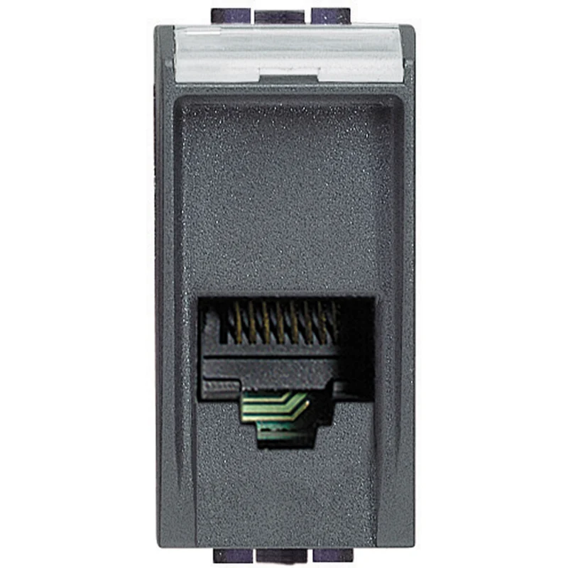 BTICINO L4258/11N - Connettore Rj12 K10 - Antracite - LivingLight
