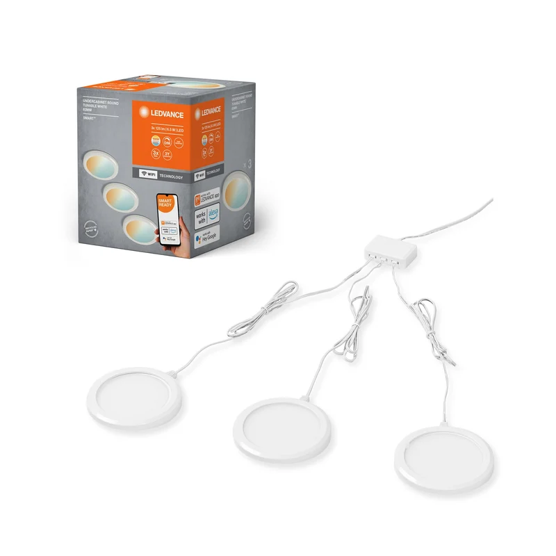 LEDVANCE SMART+ lampada da sottopensile WIFI, bianca, 6,5W, 375lm