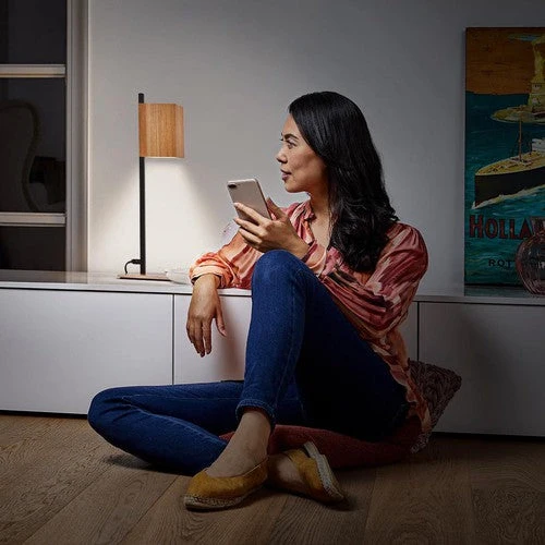 LEDVANCE SMART+ lampada da tavolo WiFi DECOR, 8W, 650lm, legno