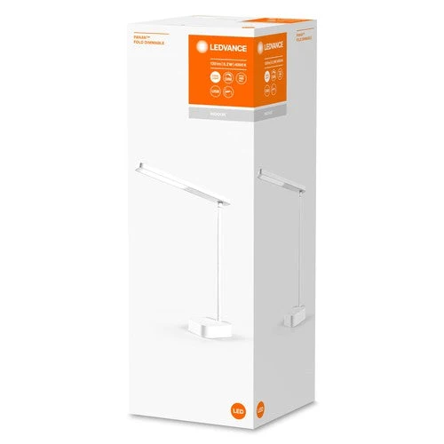 LEDVANCE PANAN Lampada da lettura e da tavolo pieghevole mobile, 5,2W, 130lm