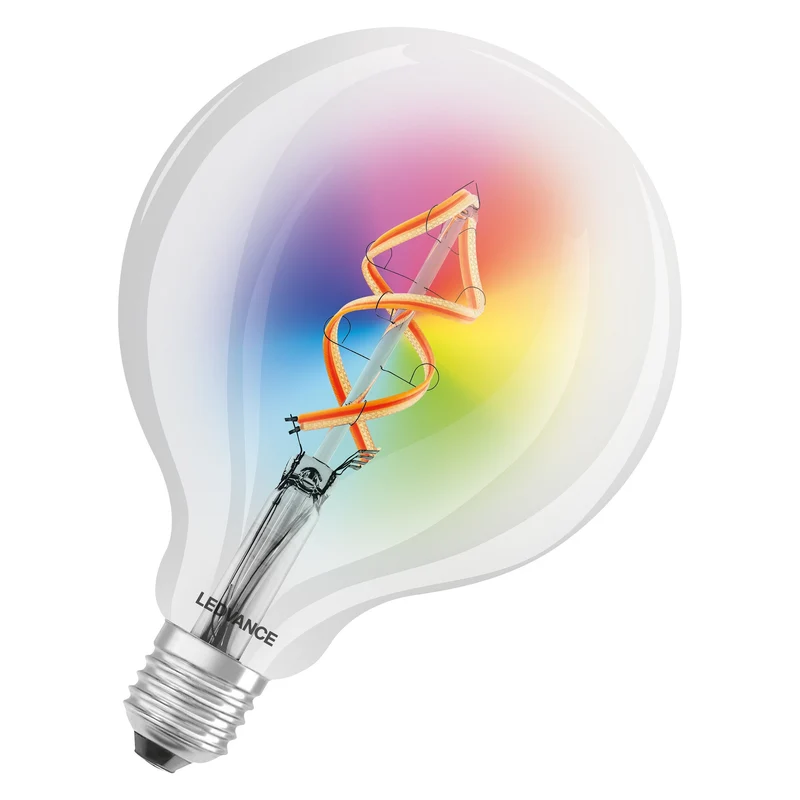 LEDVANCE Wifi SMART+ Lampadina LED Filamento Globo125 30 RGBW multicolore (ex 60W) 4,5W E27