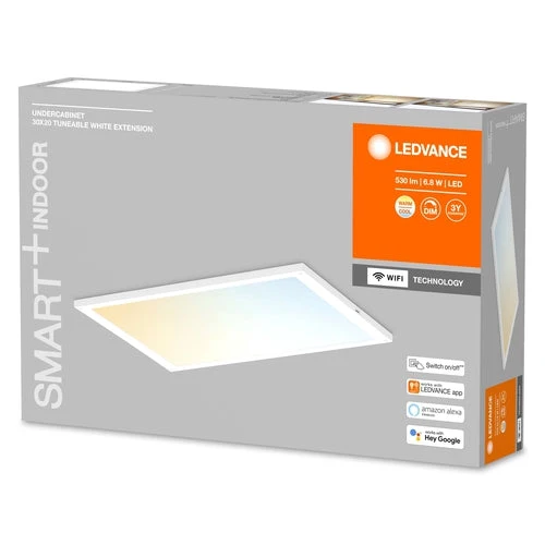 LEDVANCE Wifi SMART+ LED Sottopensile Estensione 30x20cm Bianco Regolabile 6,5W / 2700-6500K Estensione