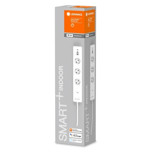 LEDVANCE Wifi SMART+ presa a 3 vie multipresa con USB EU