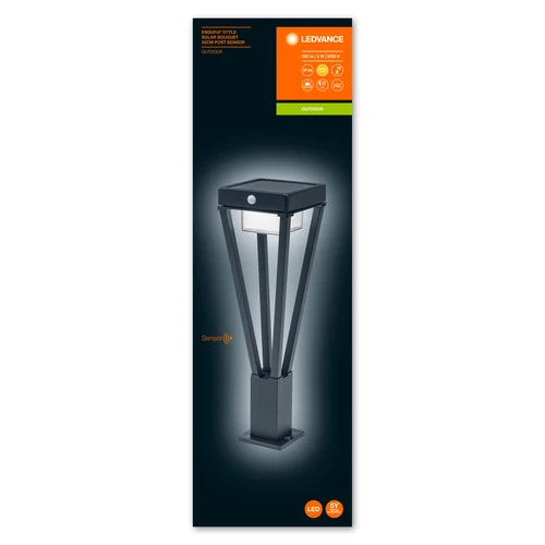 LEDVANCE ENDURA STYLE BOUQUET SOLARE Lampada da giardino 50cm con sensore 6W / 3000K Bianco caldo nero