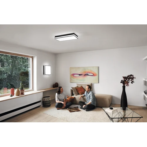 LEDVANCE Wifi SMART+ ORBIS MAGNET LED Lampada da soffitto 45x45cm Bianco regolabile 42W / 3000-6500K nero