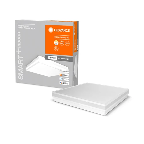 LEDVANCE Wifi SMART+ ORBIS MAGNET LED Lampada da soffitto 45x45cm Bianco regolabile 42W / 3000-6500K bianco