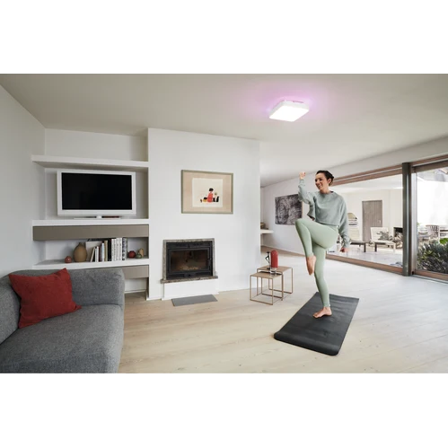 LEDVANCE Wifi SMART+ ORBIS BACKLIGHT LED lampada da soffitto RGBW multicolore 35x35cm Bianco regolabile 28W / 3000-6500K bianco
