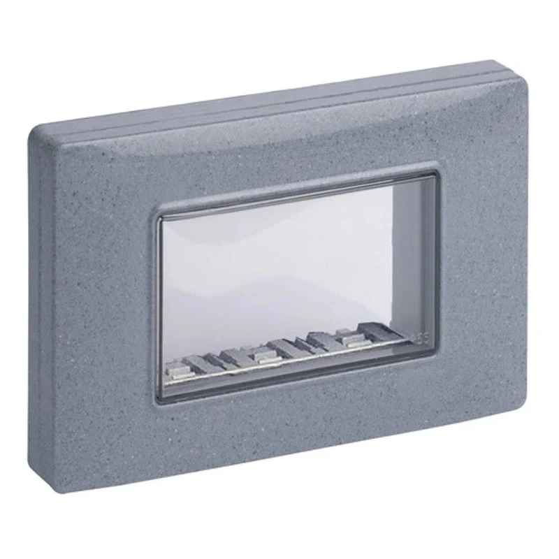VIMAR 14943.14 - Calotta IP55 3M +viti grigio granito