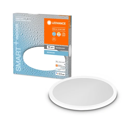 LEDVANCE Wifi SMART+ ORBIS DISC LED Lampada da soffitto per bagno 40cm Bianco regolabile 25W / 3000-6500K