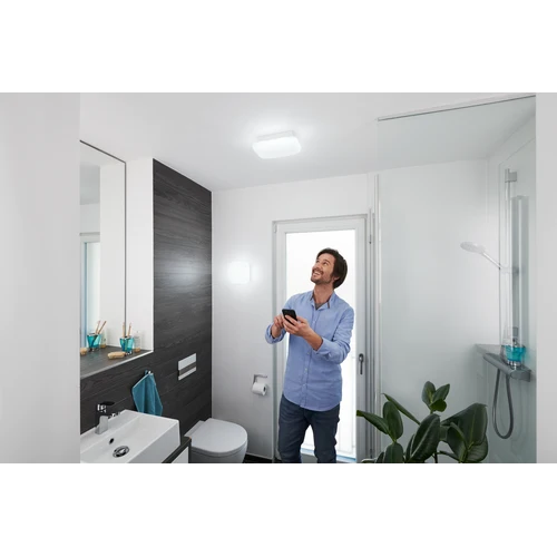 LEDVANCE Wifi SMART+ ORBIS LED AQUA Lampada da soffitto per bagno 20x20cm Bianco regolabile 12W / 3000-6500K