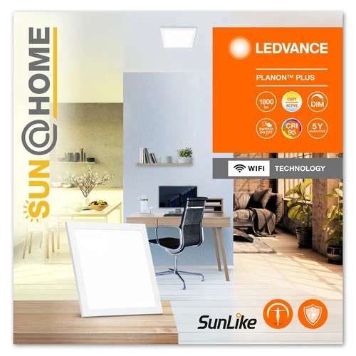 LEDVANCE Wifi SUN@HOME PLANON PLUS lampada da soffitto 30x30cm 20W / 2200-5000K