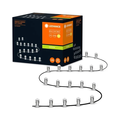 LEDVANCE ENDURA® Lampada da giardino Garden Dot LED per terreno 18er 12W / 3000K Bianco caldo Base