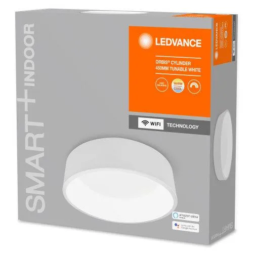 LEDVANCE Wifi SMART+ Orbis Cylinder LED lampada da soffitto regolabile bianco 45cm 24W / 3000-6500K