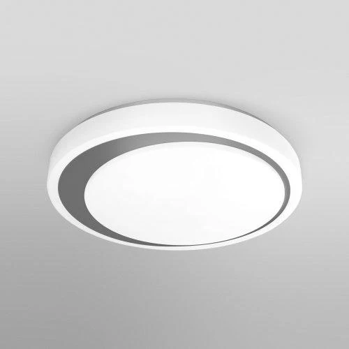 LEDVANCE Wifi SMART+ Orbis Moon LED Lampada da soffitto regolabile bianco 48cm 32W / 3000-6500K grigio