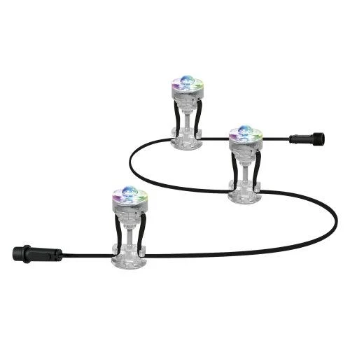 LEDVANCE Wifi SMART+ Lampada da giardino esterna Dot Mini LED RGB multicolore 3 estensioni
