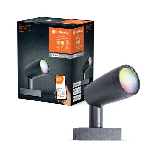 LEDVANCE Wifi SMART+ Faretto LED da Giardino Esterno RGBW multicolore Base