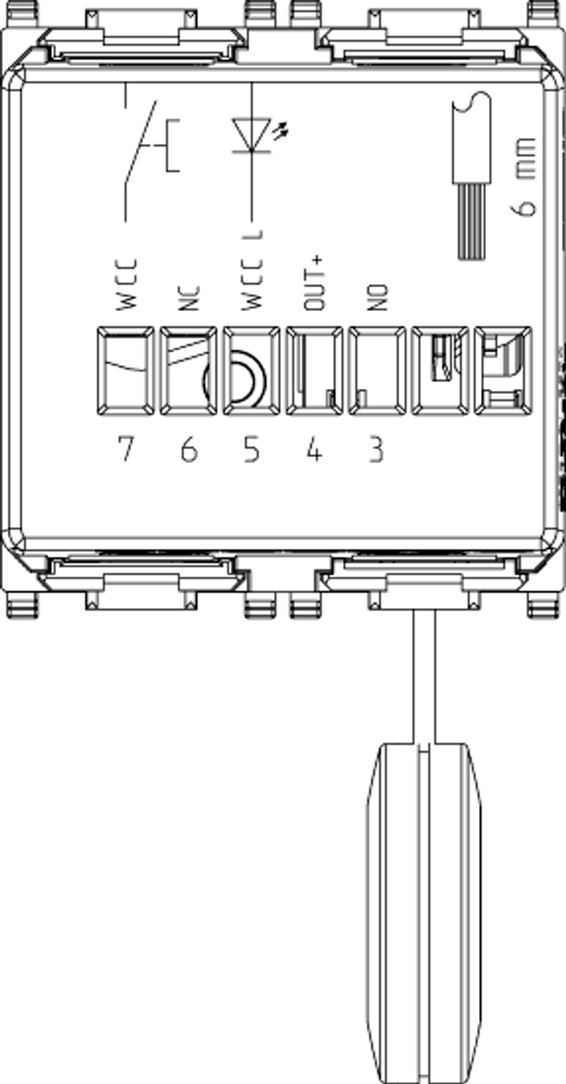 VIMAR 14503.AB - Pulsante chiamata tirante antibatterico