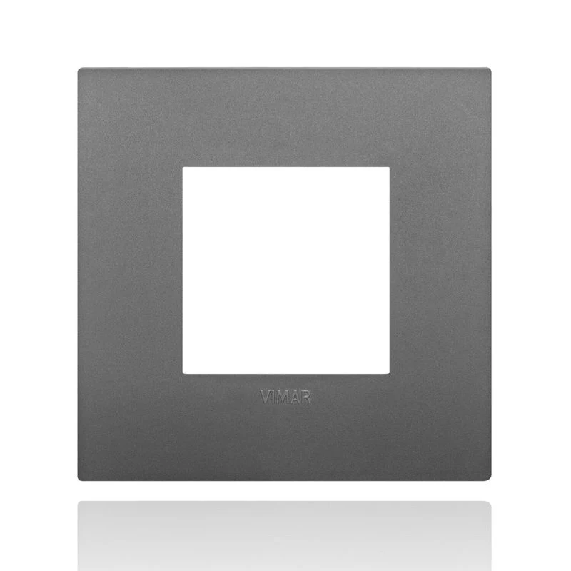 VIMAR 19642.72 - Placca Classic 2M grigio (Arkè)