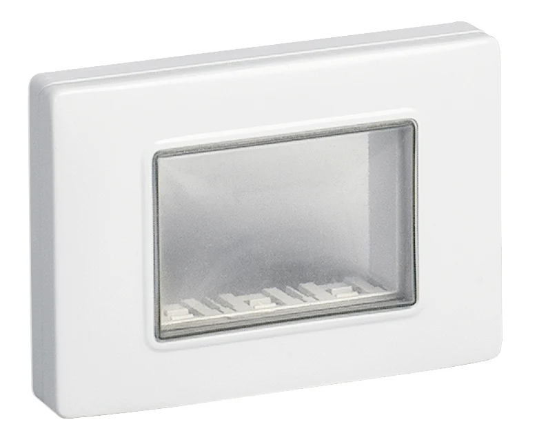 VIMAR 14943.01 - Calotta IP55 3M +viti Bianco (Aikon - Arkè - Plana)