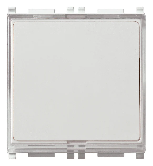 VIMAR 14050 - Pulsante targhetta 1P NO 10A 250V Bianco (Plana)