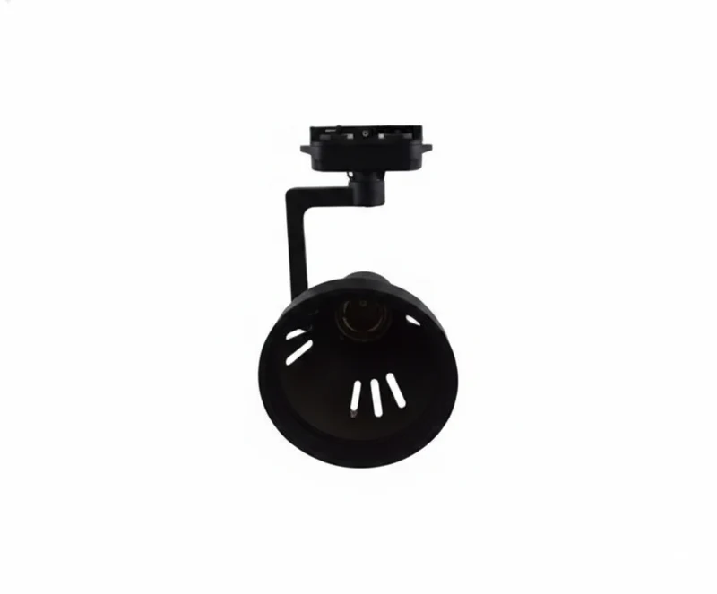 Spot para Riel E27 Para Foco Direccionable Negro