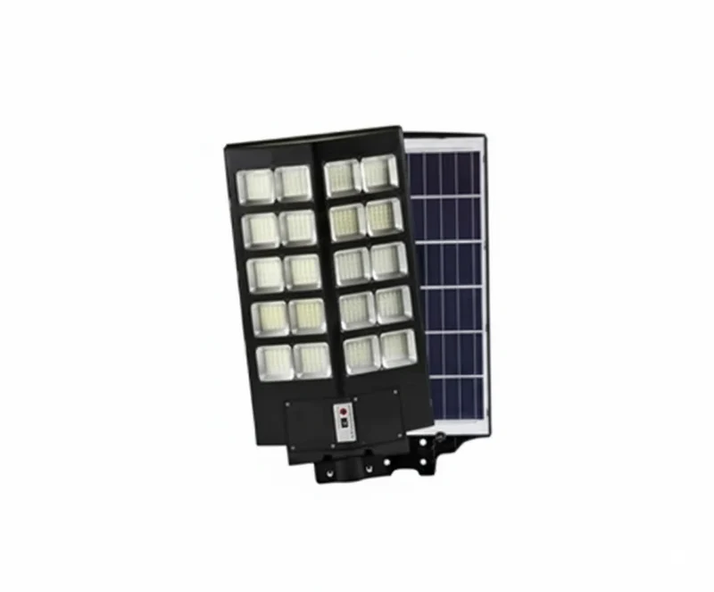 Lámpara LED Solar Tipo Poste 1200W Alumbrado Público Autónomo