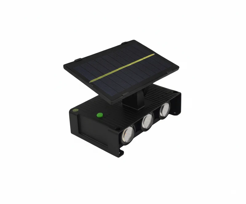 Aplique Solar Exterior 6 LED Luz Cálida 3000K