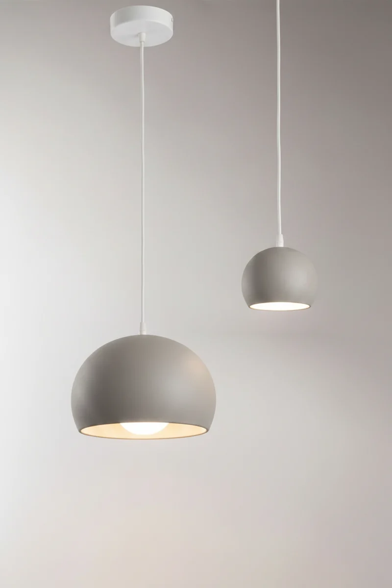 Sfera sospensione grigio
