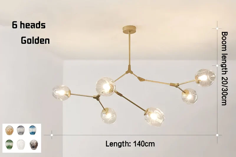 Deckenlampe Nordic Molecule