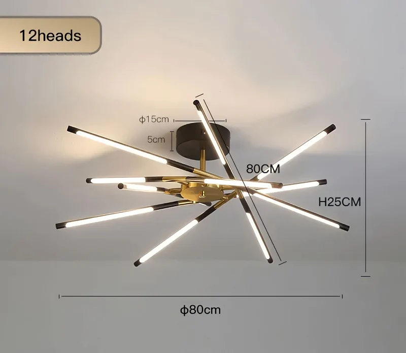 Deckenlampe Nordic Zyan