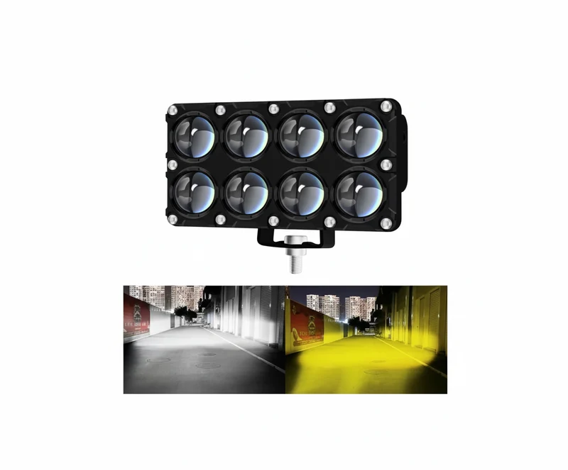 Exploradora - Foco 8 LEDs Doble Fila