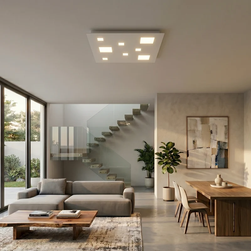 Velo lampada da soffitto 450x450mm