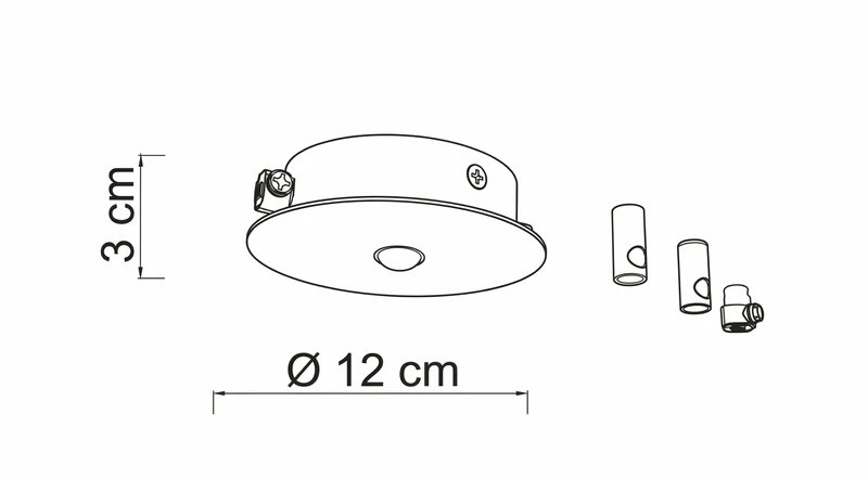 Base a raggio Max 3 punti luce