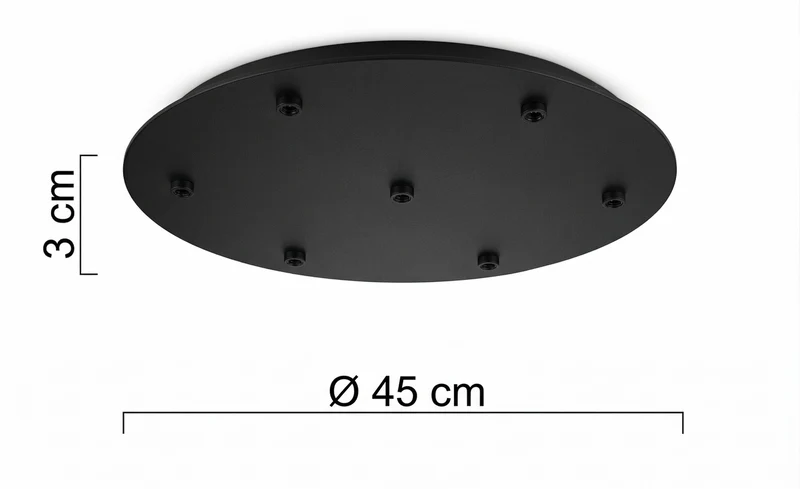 Base rotonda a 7