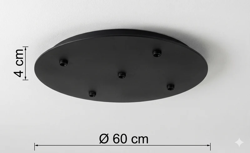 Base rotonda a 5