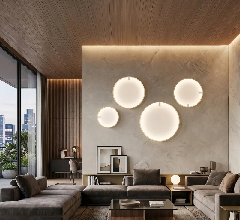 Nairobi applique/lampada da soffitto oro Ø45cm