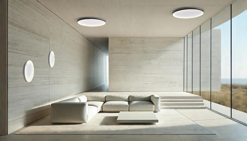 Nairobi applique/lampada da soffitto bianco Ø60cm